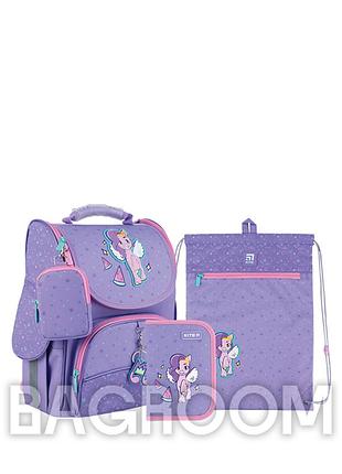 Шкільний набір kite my little pony set_lp24-501s (рюкзак, пенал, сумка)