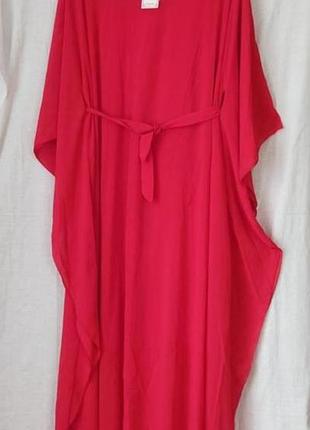 Платье длинное шелковое в восточном стиле dan lin роз. 52-54