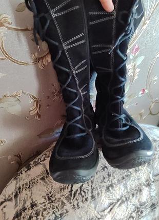 Сапоги женские замшевые legero