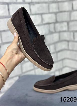 Лофери натуральна замша