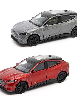 Автомодель — ford mustang mach-e gt 2023 (червоний, сріблясто-сірий)