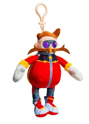 Мягкая игрушка на клипсе sonic prime – доктор эггман