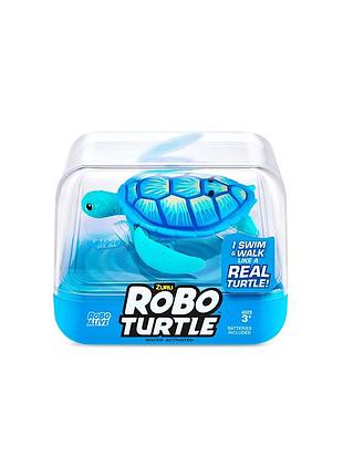 Интерактивная игрушка robo alive – робочерепаха (голубая)