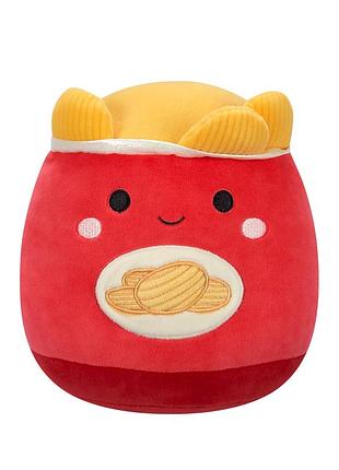 Мягкая игрушка squishmallows – картофельные чипсы энсел (19 cm)