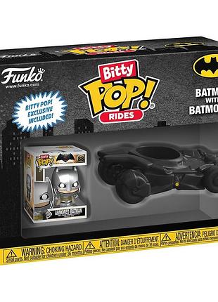 Набір фігурок bitty pop! ride — бетмен і бетмобіль