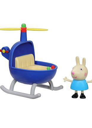 Игровой набор peppa - вертолет ребекки