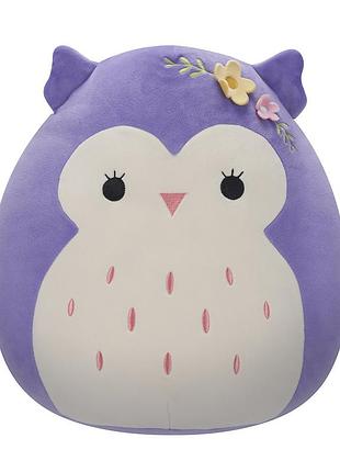 Мягкая игрушка squishmallows - сова холли (30 cm)