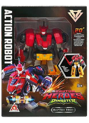 Фигурка dinoster action robot raptor tron диностер раптор трон 12,7 см (eu580872) 5