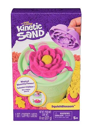 Набір піску для дитячої творчості — kinetic sand казкові квіти
