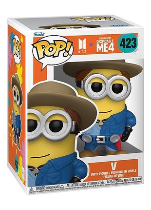 Игровая фигурка funko pop! cерии minions x bts - ви