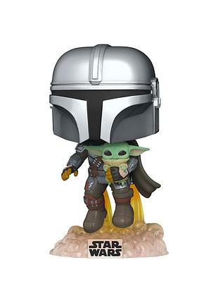 Игровая фигурка funko pop! ­ мандалорец, летящий с малышом (50959)