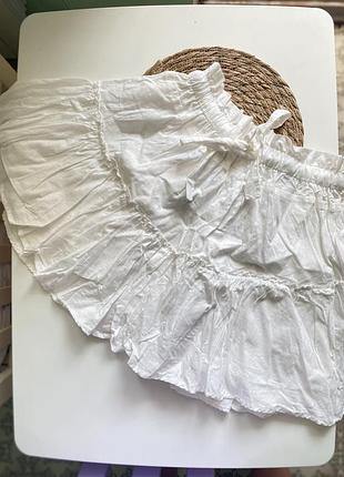 Спідниця біла пишна літня