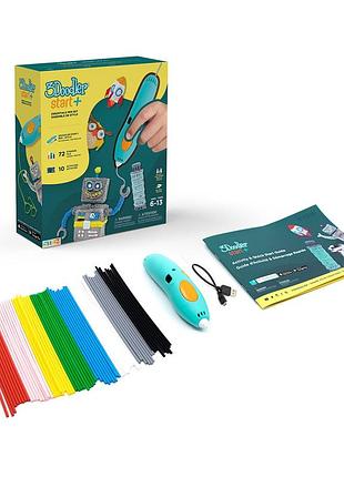 3d-ручка 3doodler start plus креатив 72 стержня (splus)