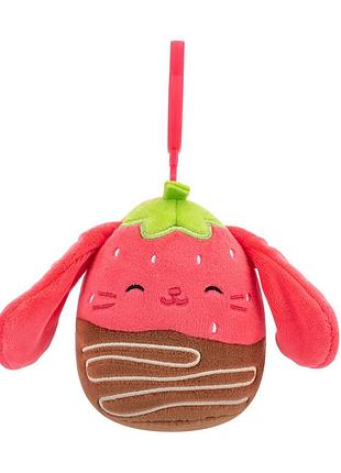 Мягкая игрушка на клипсе squishmallows – кролик гунда