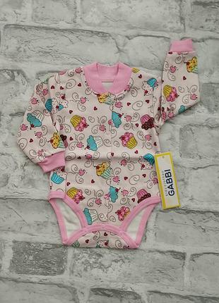 Боди для младенцев размер 68, 74