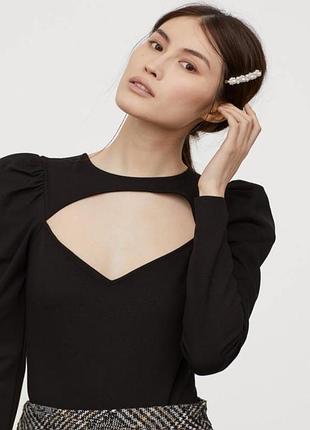 Боді h&m з вирізом блуза