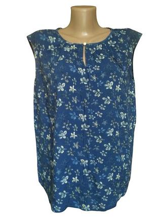 Блузка, топ, футболка без рукавов из 100% вискозы. бренд laura torelli