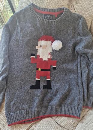 Новогодний реглан кофта next