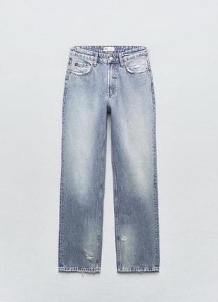 Джинси zara з розрізами
