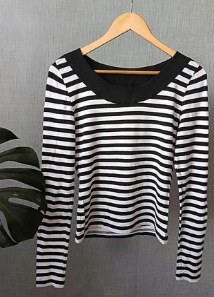 Лонгслив в полоску