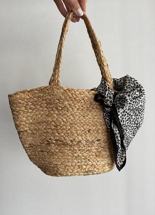 Джгутова сумка пляжна середня