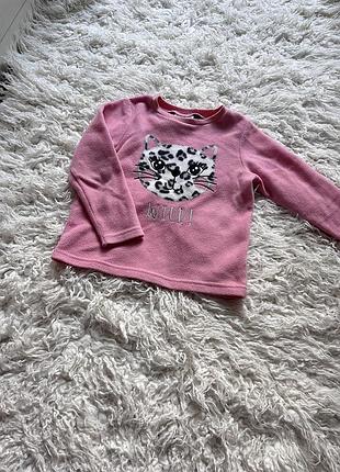 Флісова кофта на 3-4р