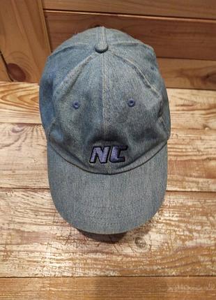 Бейсболка джинсова
