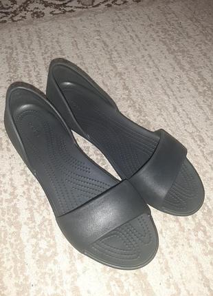Женские босоножки, сандалии crocs lina dorsay в черном цвете w11
