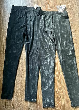 Лосини легінси 1+1 у подарунок чорні сітка хс с