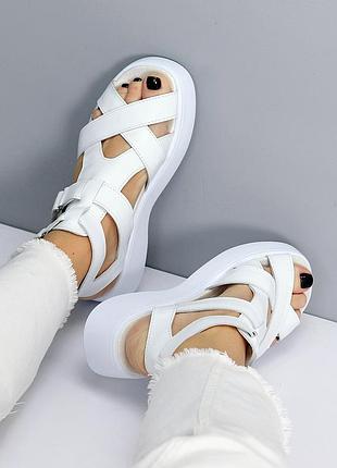 Босоножки натур. кожа стелька - натур. кожа