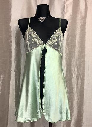 Винтажный атласный пеньюар vintage 2000s y2k