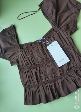 Нова блуза-топ з бавовни