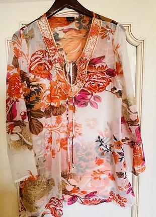 Пляжна туніка блуза