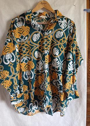 Сорочка блуза бавовна батал
