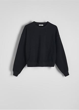 Свитшот хлопок, женский, на манжетах