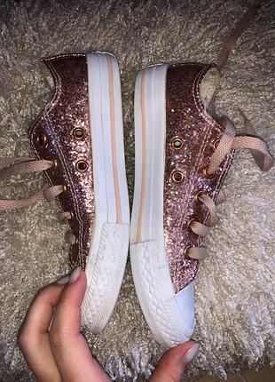 Converse кеди на дівчинку дівчачі кеды на девочку блискучі сверкающие 2