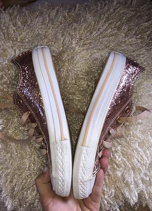 Converse кеди на дівчинку дівчачі кеды на девочку блискучі сверкающие 8