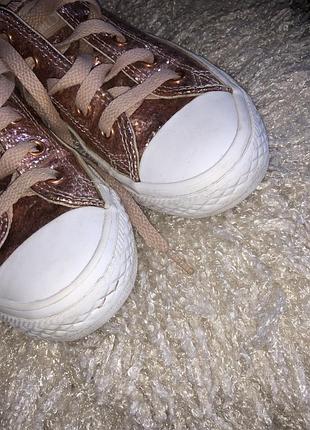 Converse кеди на дівчинку дівчачі кеды на девочку блискучі сверкающие 10