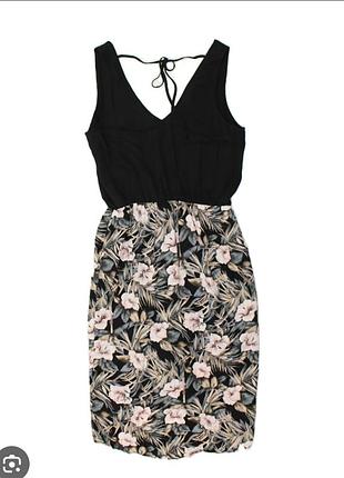 Плаття сарафан тропічний принт