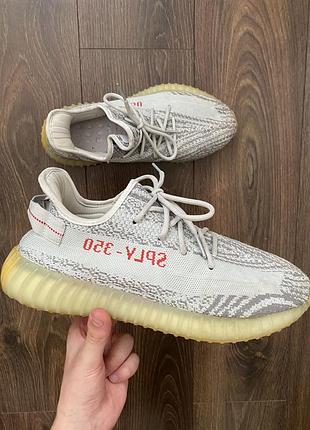 Кросівки adidas yeezy boost 350 v2 blue tint, 46 розмір оригінал