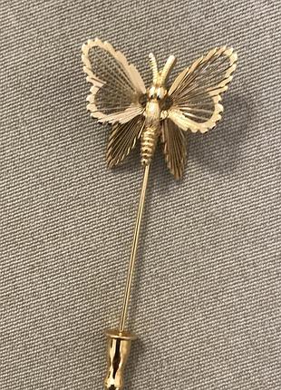 Monet  брошка голка позолота американський вінтаж