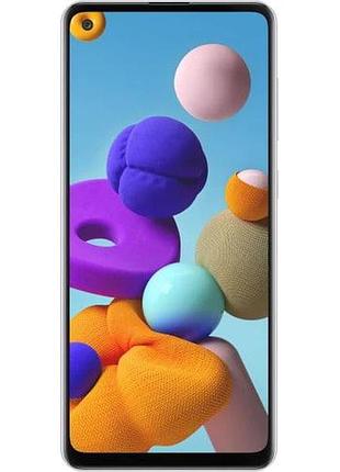 Смартфон samsung galaxy a21s 3/32gb white (sm-a217f) 2 sim nfc 6.5" 48 мп 5000 mah 3