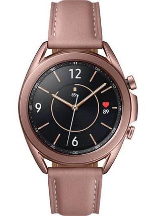 Смарт-часы samsung galaxy watch 3 41mm bronze (sm-r850), wi-fi, bluetooth, nfc, super amoled