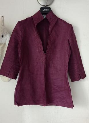 Блуза. рубашка. туника. лен.