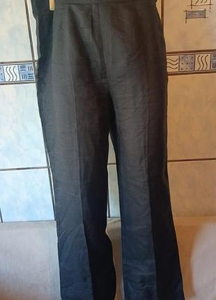 Брюки в виде лен/коттона