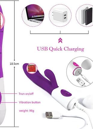 Фалоїмітатор, вібратор зі стимуляцією точки g, віброіграшка для жінок, потужний вібратор для клітора та точки g