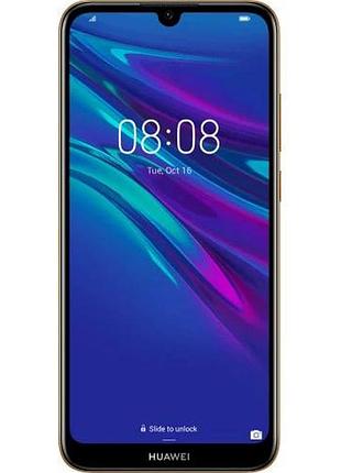 Смартфон huawei y6 2019 2/32 gb amber brown, 2 sim 6.09" ips 13 мп gps lte 3020 мач 2
