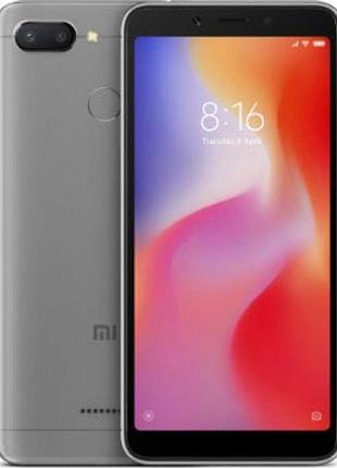 Смартфон xiaomi redmi 6 grey 4/64 гб, 5.45" ips, 12+5 мп, mediatek helio p22, 3000 mah