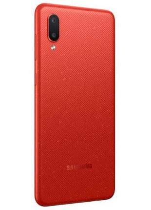 Смартфон samsung galaxy a02 2/32gb red (sm-a022g), 2 sim 4g 6.5" gps 5000 ма·ч 6