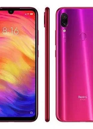 Смартфон xiaomi redmi note 7 4/64gb nebula red 6.3" lte 2 sim nano-sim 4000 mah 48 мп+5 мп ips 2340x1080 4